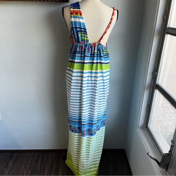 Ann Hodge For Millicent 60’s/70’s Terry Maxi Dress L - Picture 3 of 9